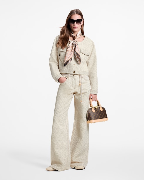 Veste en denim Monogram 3D Femme Prêt-à-porter Manteaux et vestes | LOUIS VUITTON