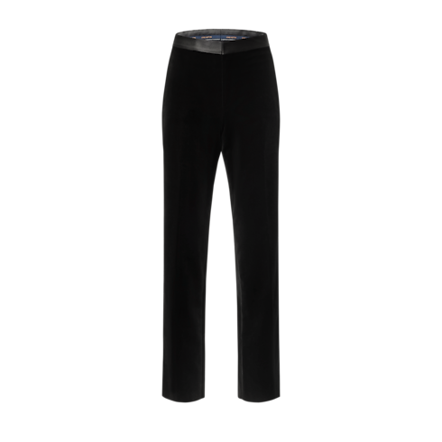 Aksamitne spodnie smokingowe in Mężczyźni's Odzież Spodnie collections by Louis Vuitton (Powiększenie produktu)