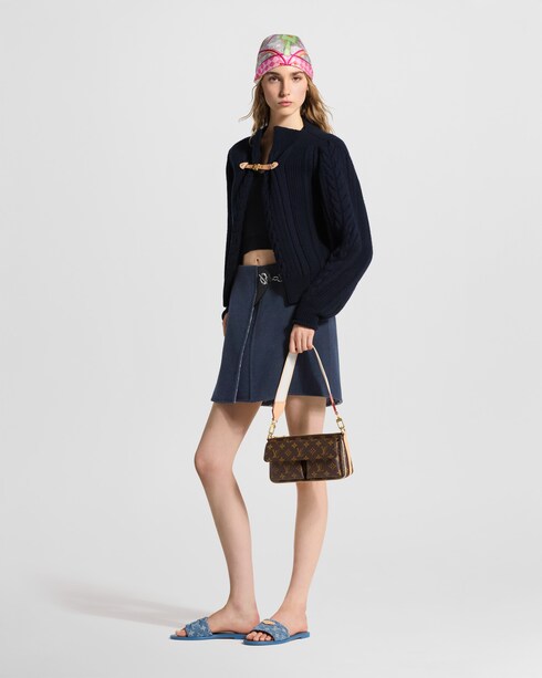 Women - Flower and Straps Square 90 S00 Women Accessories Silk Squares and Bandeaux | LOUIS VUITTON