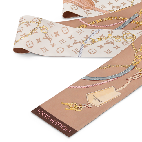 Apaszka LV Strap S00 in Kobiety's Akcesoria Jedwabne kwadraty i bandeaux collections by Louis Vuitton (Powiększenie produktu)