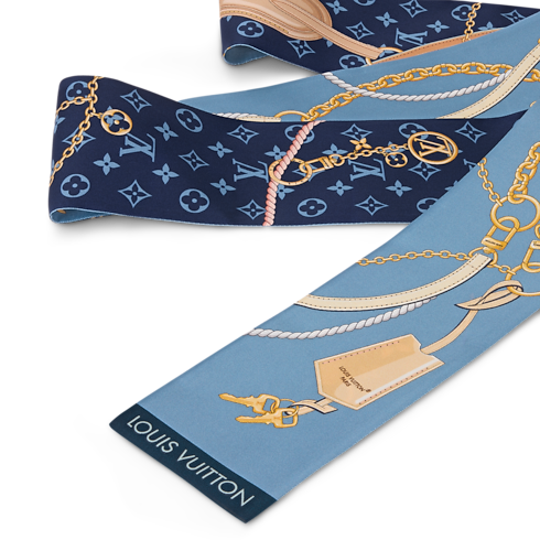 Apaszka LV Strap S00 in Kobiety's Akcesoria Jedwabne kwadraty i bandeaux collections by Louis Vuitton (Powiększenie produktu)