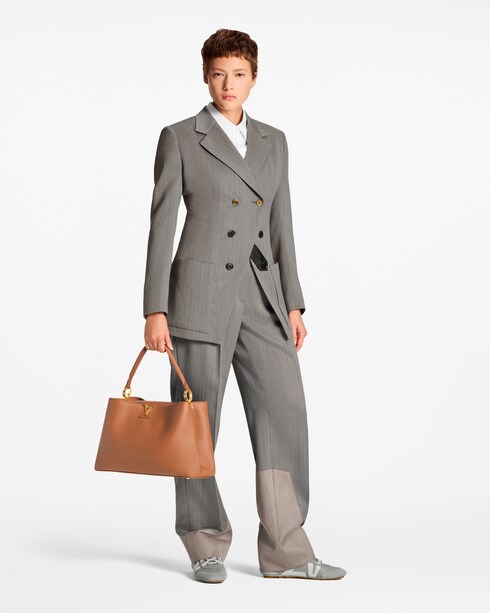 Men - Asymmetrical Double-Breasted Blazer Men Discontinued Product Obs 10 | LOUIS VUITTON