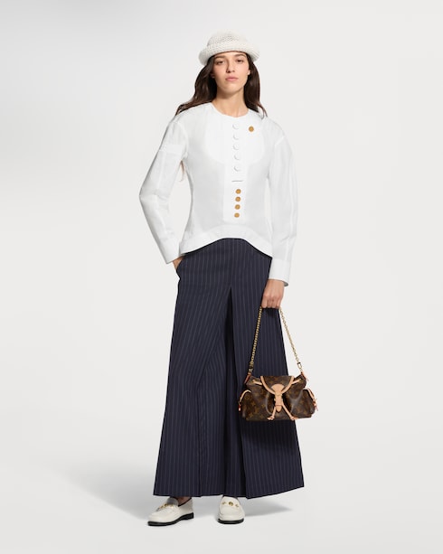 Asymmetrical Bib Blouse in Women's Ready-to-Wear Tops collections by Louis Vuitton