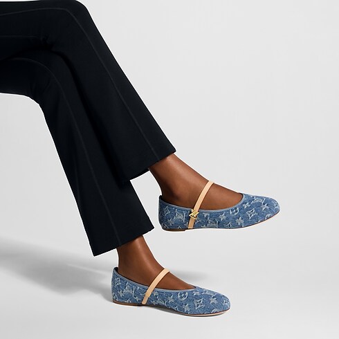 Baleriny Romy Flat in Kobiety's Buty Loafers and Ballerinas collections by Louis Vuitton (Powiększenie produktu)