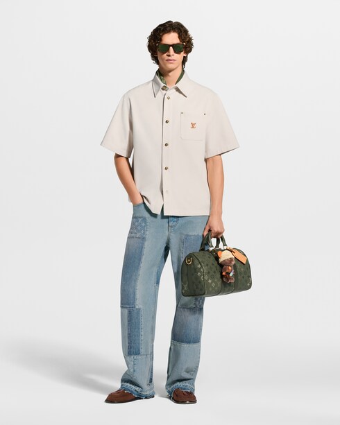 Monogram Patchwork Bandana S00 in Men's Accessories Silk and Bandanas collections by Louis Vuitton