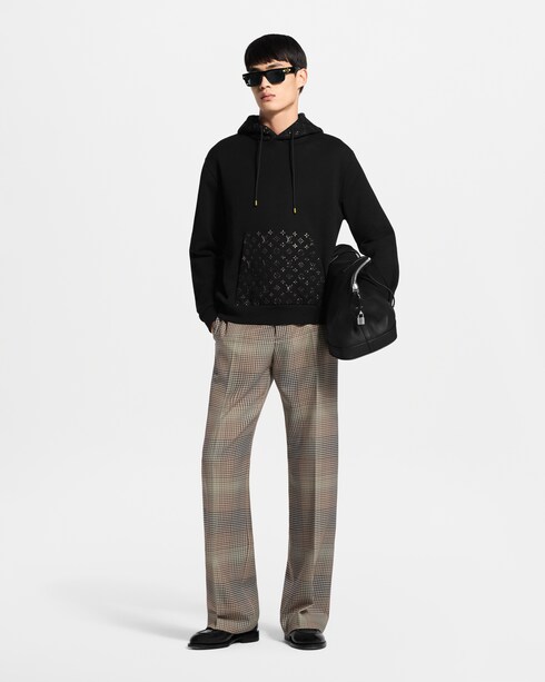 Felpa con firme riflettenti e cappuccio Uomo Abbigliamento Maglieria e Felpe | LOUIS VUITTON