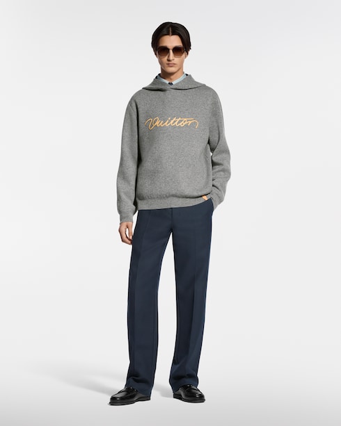 Signature Double Face Cashmere Hoodie in New's For Men LV Trunk Edition collections by Louis Vuitton