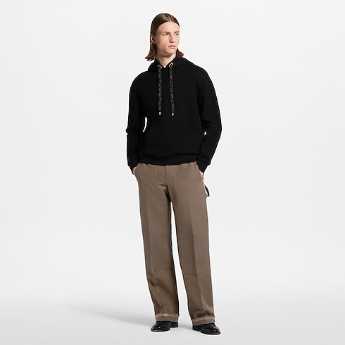 Bluza z kapturem z charakterystycznymi detalami in Mężczyźni's Odzież Odzież collections by Louis Vuitton (Powiększenie produktu)