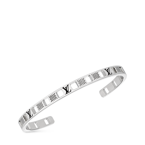 Bransoleta Damier Staples Cut Out S00 in Mężczyźni's Biżuteria modowa Bransoletki collections by Louis Vuitton (Powiększenie produktu)