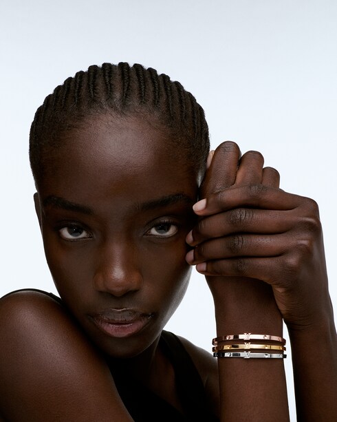 Jewellery - Empreinte Small Bangle, White Gold Jewellery Categories Bracelets | LOUIS VUITTON