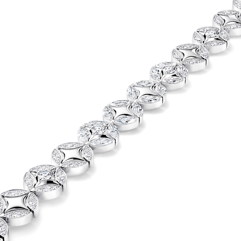 Bransoletka Galaxie, białe złoto i diamenty in Les Extraordinaires's Jewellery Bransoletki collections by Louis Vuitton (Powiększenie produktu)