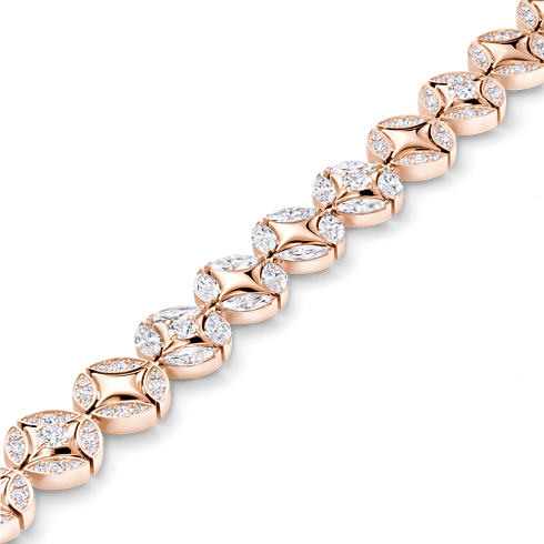 Bransoletka Galaxie, różowe złoto i diamenty in Les Extraordinaires's Jewellery Bransoletki collections by Louis Vuitton (Powiększenie produktu)