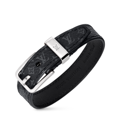 Bransoletka Pont Neuf Simple Tour Monogram Płótno Monogram in Mężczyźni's Biżuteria modowa Bransoletki collections by Louis Vuitton (Powiększenie produktu)