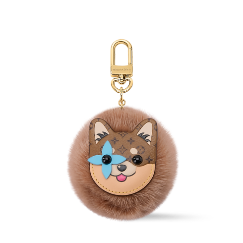 Brelok LV Shiba Pompom S00 in Kobiety's Akcesoria Zawieszki do toreb i breloki collections by Louis Vuitton (Powiększenie produktu)