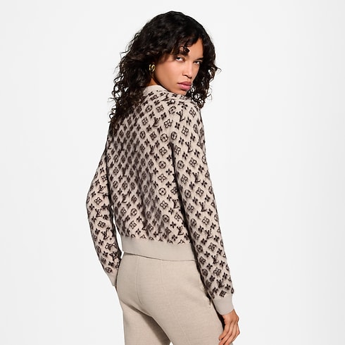 Brushed Monogram Cardigan in Kobiety's Odzież Dzianiny collections by Louis Vuitton (Powiększenie produktu)