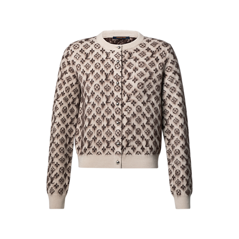 Brushed Monogram Cardigan in Kobiety's Odzież Dzianiny collections by Louis Vuitton (Powiększenie produktu)