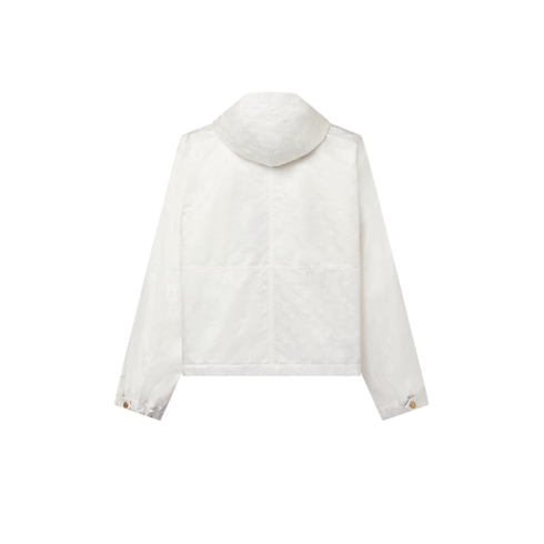 Błyszcząca parka o skróconym kroju z akcentem Monogram in Kobiety's Odzież Płaszcze i kurtki collections by Louis Vuitton (Powiększenie produktu)