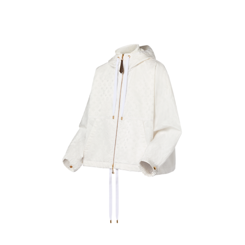 Błyszcząca parka o skróconym kroju z akcentem Monogram in Kobiety's Odzież Płaszcze i kurtki collections by Louis Vuitton (Powiększenie produktu)