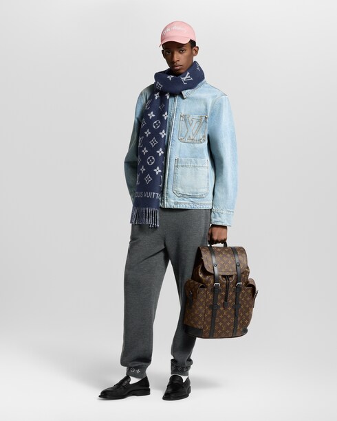 Christopher MM Backpack Monogram Macassar Canvas in Gifts's I love you day for him } collections by Louis Vuitton