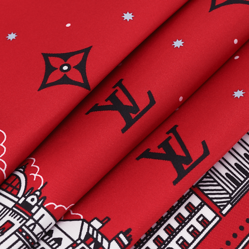 Detal Chusta Paris City Bandana Square 55