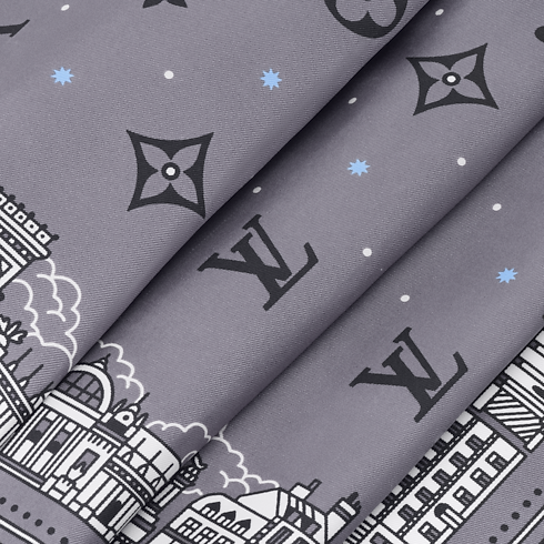 Detal Chusta Paris City Bandana Square 55