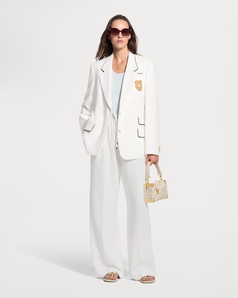Contrast Trim Preppy Blazer in Women's Ready-to-Wear Coats and Jackets collections by Louis Vuitton