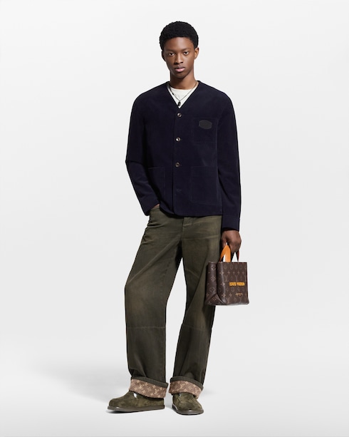 Corduroy Collarless Jacket in Men's Ready-to-Wear All Ready-to-Wear collections by Louis Vuitton