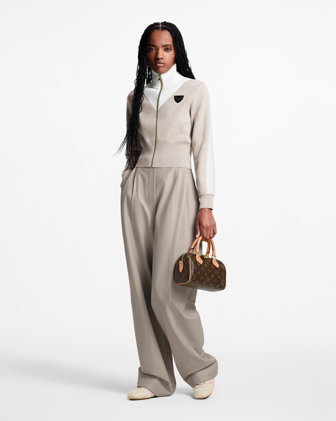 Cropped Color-Blocked Zip-Up Jacket in Women's Ready-to-Wear Coats and Jackets collections by Louis Vuitton