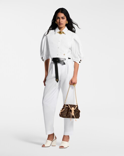 Cuffed Wide-Leg Pants in Women's Ready to Wear Pants collections by Louis Vuitton