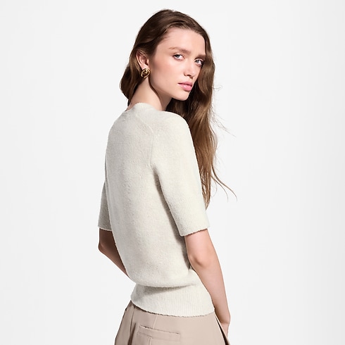 Cursive Signature Knit Top in Kobiety's Odzież Dzianiny collections by Louis Vuitton (Powiększenie produktu)