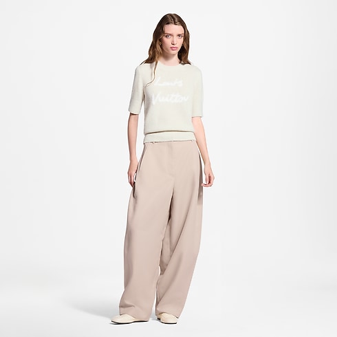 Cursive Signature Knit Top in Kobiety's Odzież Dzianiny collections by Louis Vuitton (Powiększenie produktu)