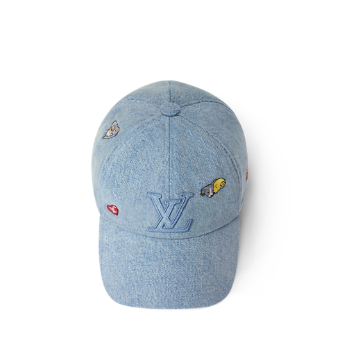 Czapka LV Denim Pets S00 in Mężczyźni's Akcesoria Czapki i Rękawiczki collections by Louis Vuitton (Powiększenie produktu)