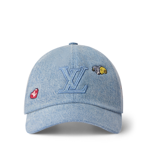 Czapka LV Denim Pets S00 in Mężczyźni's Akcesoria Czapki i Rękawiczki collections by Louis Vuitton (Powiększenie produktu)