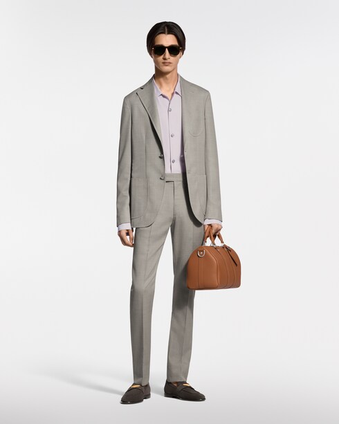 Damier Jacquard Cigarette Pants in New's For Men New Formal collections by Louis Vuitton