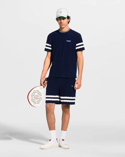 Damier Terry Tennis Shorts in Men's Ready-to-Wear Pants collections by Louis Vuitton