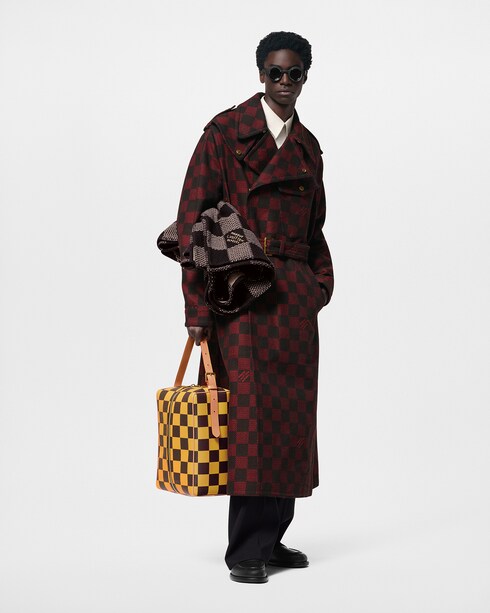 Damier Utility Coat in Men's Discontinued Product Obs 9 collections by Louis Vuitton