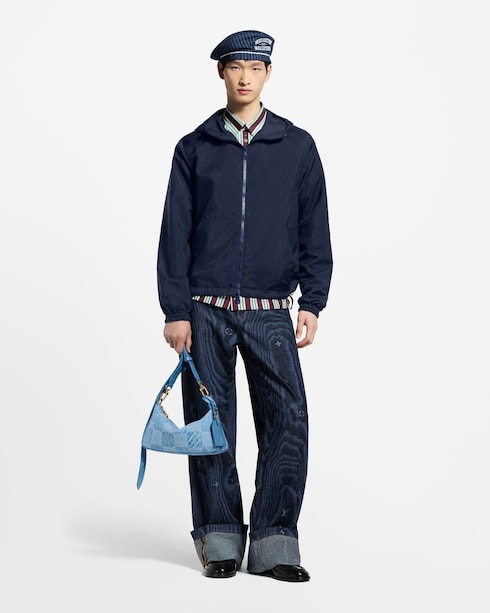 Denim Stripes Beret S00 in Men's Accessories Hats, Beanies and Gloves collections by Louis Vuitton