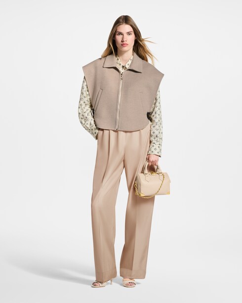 Tailored Wide-Leg Silk Pants in Women's Ready-to-Wear Trousers collections by Louis Vuitton