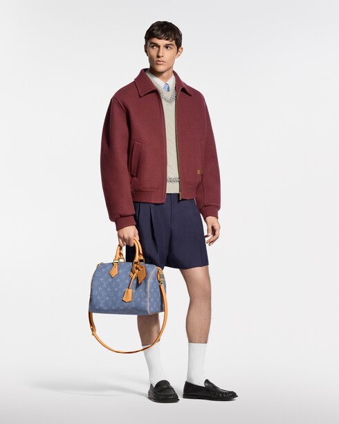 Cashmere Mix Double Face Blouson in New's For Men Spring-Summer 2026 Show collections by Louis Vuitton