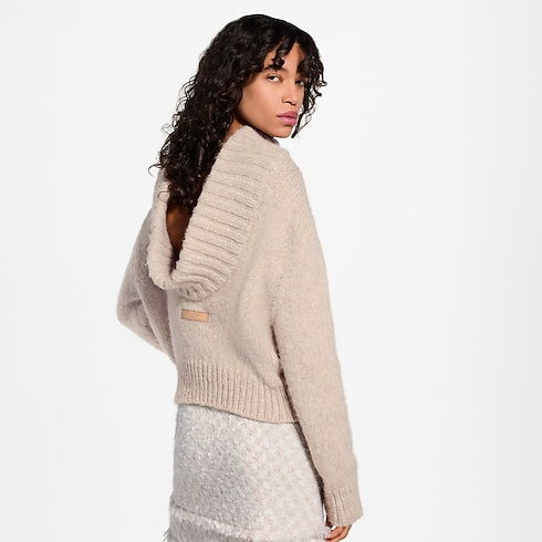 Draped Collar Pullover in Kobiety's Odzież Dzianiny collections by Louis Vuitton (Powiększenie produktu)