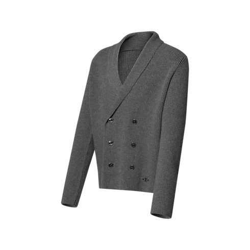 Dwurzędowy kardigan Chunky Double-Breasted Cardigan in Mężczyźni's Odzież Odzież collections by Louis Vuitton (Powiększenie produktu)