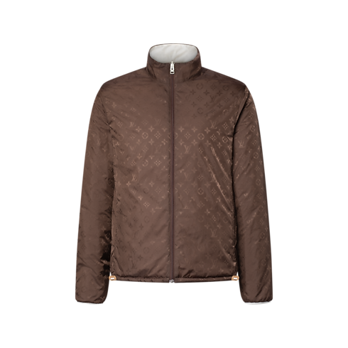 Inny widok Dwustronna lekko wyściełana kurtka Monogram Reversible