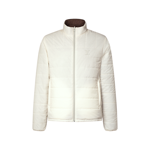 Widok Dwustronna lekko wyściełana kurtka Monogram Reversible z przodu