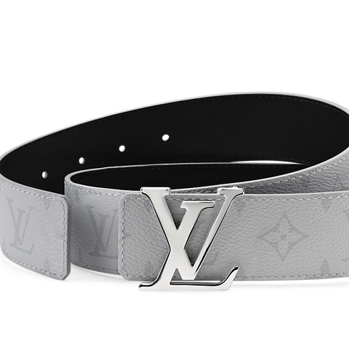 Dwustronny pasek LV Initiales Monogram 40 mm Płótno Monogram in Mężczyźni's Akcesoria Paski collections by Louis Vuitton (Powiększenie produktu)