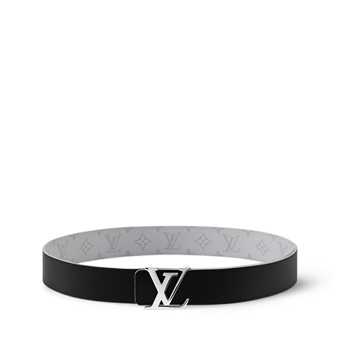 Dwustronny pasek LV Initiales Monogram 40 mm Płótno Monogram in Mężczyźni's Akcesoria Paski collections by Louis Vuitton (Powiększenie produktu)