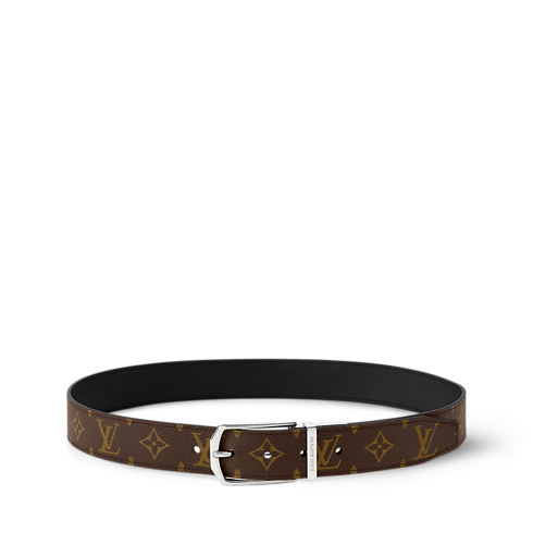 Dwustronny pasek LV Slender 35 mm Płótno Monogram in Mężczyźni's Akcesoria Paski collections by Louis Vuitton (Powiększenie produktu)