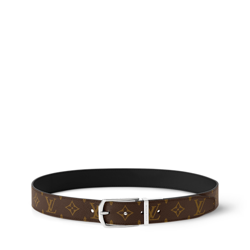 Dwustronny pasek LV Slender 35 mm Płótno Monogram in Mężczyźni's Akcesoria Paski collections by Louis Vuitton (Powiększenie produktu)