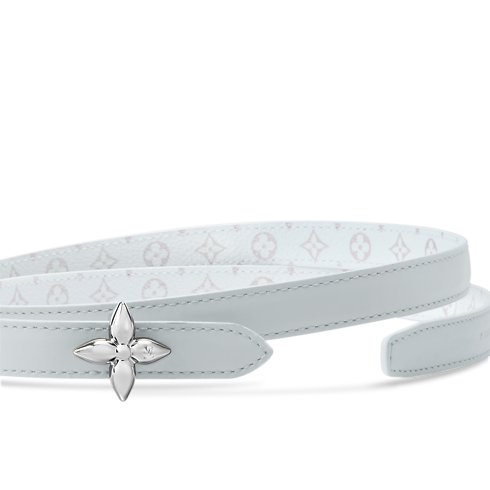 Dwustronny pasek Pearly Monogram Mini Flowergram 15 mm in Kobiety's Akcesoria Paski collections by Louis Vuitton (Powiększenie produktu)