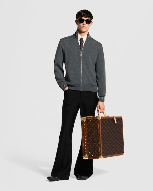 Double Face Knit Wool Travel Blouson in Men's Ready to Wear All Ready-To-Wear collections by Louis Vuitton