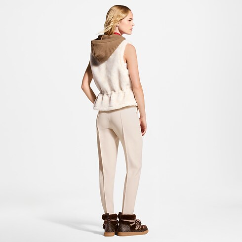 Dzianinowy bezrękawnik Monogram Fleece Gilet in Kobiety's Odzież Płaszcze i kurtki collections by Louis Vuitton (Powiększenie produktu)